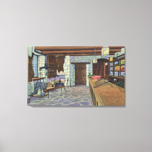 De Lery Castle und Eile-Bagot Denkmal-Ansicht Leinwanddruck