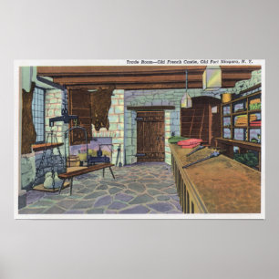 De Lery Castle und Eile-Bagot Denkmal-Ansicht Poster