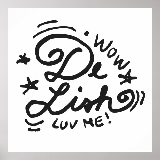 De Lish 1 Poster (Vorne)