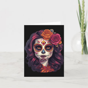 De Los Muertos La Catrina Tag der Regierung Karte