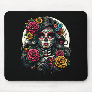 De Los Muertos La Catrina Tag der Regierung Mousepad