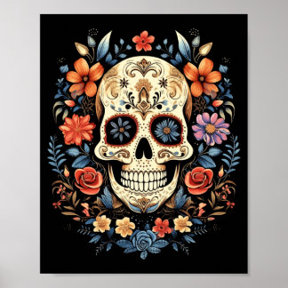 De Los Muertos Tag der Regierungsbehörde Zucker Poster