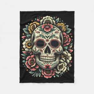 De Los Muertos Tag des toten sauren Schädelhallowe Fleecedecke