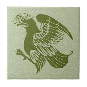 De Morgan's Eagle Small Keramik Tile Fliese