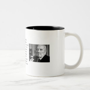 De-mythologicalize Rudolf Karl Bultmann Zweifarbige Tasse