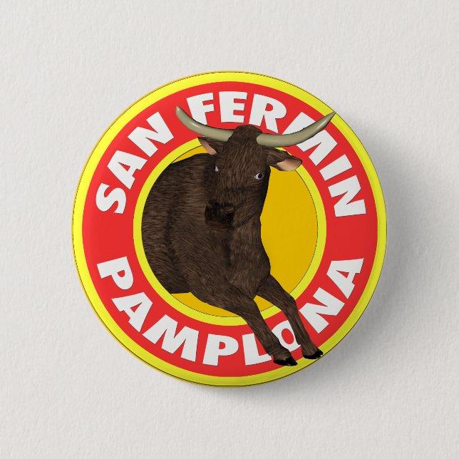 De Pamplona Sans Fermin Button (Vorderseite)