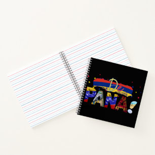 De Pana Venezuela Slang venezolanische Kultur Lieb Notizbuch