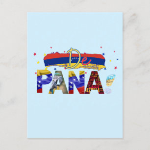 De Pana Venezuela Slang venezolanische Kultur Lieb Postkarte