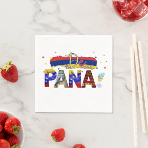 De Pana Venezuela Slang venezolanische Kultur Lieb Serviette