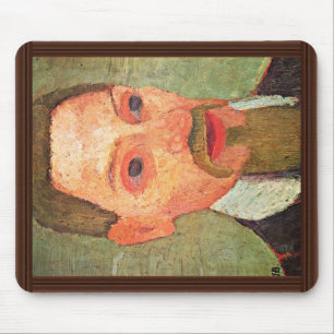 De: Porträt von Rainer Maria Rilke von Paula Mousepad