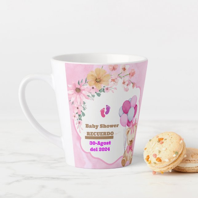 de recuerdo única y personalizada de Baby Shower Milchtasse (Beispiel)