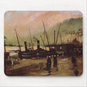 De Ruijterkade in Amsterdam von Vincent van Gogh Mousepad