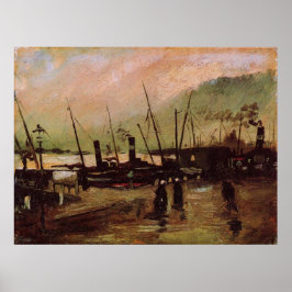 De Ruijterkade in Amsterdam von Vincent van Gogh Poster