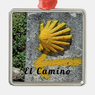 De Santiago de Compostela, Spanien, Muschel EL Ornament Aus Metall