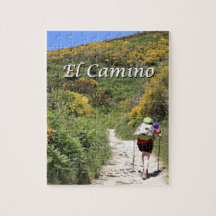 De Santiago de Compostela, Spanien, Spur EL Camino
