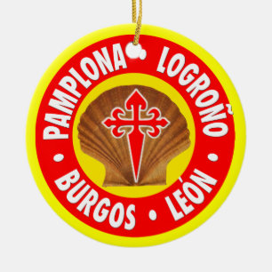 De Santiago EL Camino Keramikornament