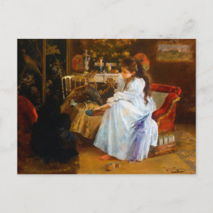 De soirée von Romà Ribera (1894) Postkarte