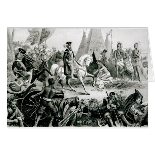 De Soto Discovering das Mississippi (Vorderseite (Horizontal))