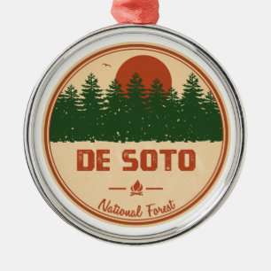 De Soto National Forest Ornament Aus Metall