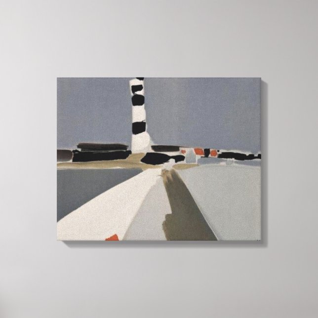 de stael le phare, 1953, Nicolas de Staël Leinwanddruck (Vorderseite)