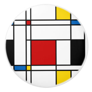 De Stijl-Muster Keramikknauf