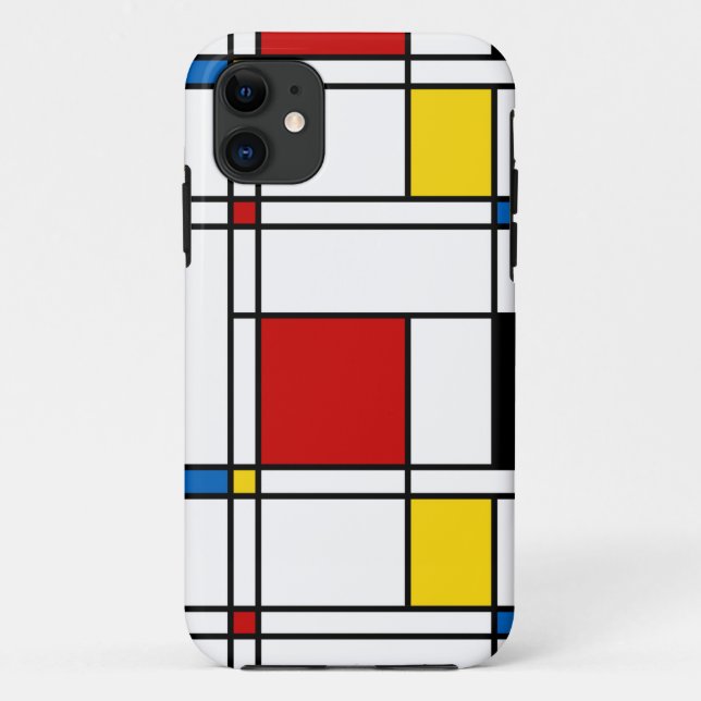 De Stijl Pattern Case-Mate iPhone Hülle (Rückseite)