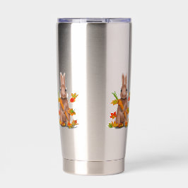 DE Tasse Hase im Herbst Thermobecher