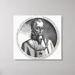 De Toledo, 3. Herzog Fernandos Alvarez von alba Leinwanddruck