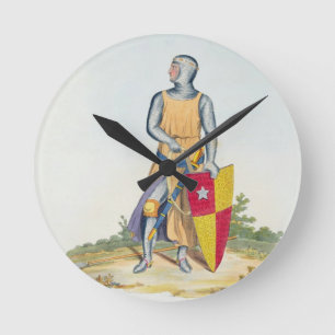 De Vere, Graf von Oxford, 1280, von 'altem Armou Runde Wanduhr