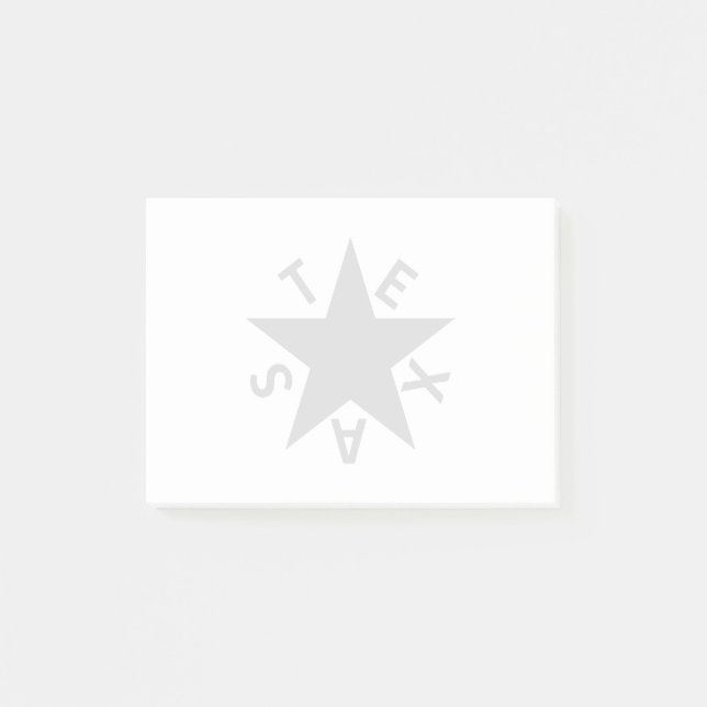 De Zavala (Erste Republik Texas) Post-it Klebezettel (Vorderseite)