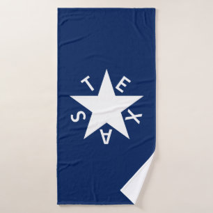 De Zavala (Flagge der Republik Texas) Badehandtuch