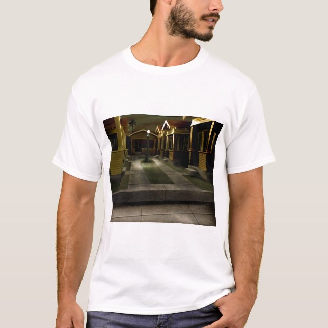 DEA01 Bungalows.tif T-Shirt (Vorderseite)