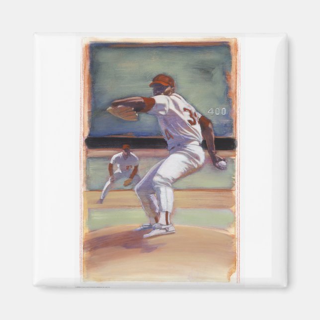 DEA22 Baseball 1,tif Magnet (Vorne)