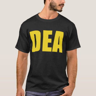 Dea-Agent-lustiges Halloween-Kostüm-Marine-Gold T-Shirt