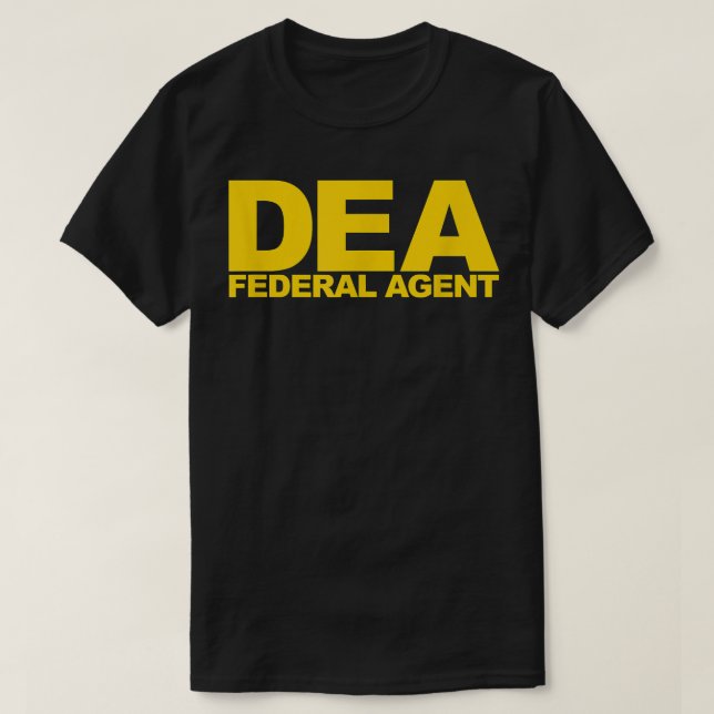 DEA BUNDESSTAATLICH AGENT T - SHIRT (Design vorne)