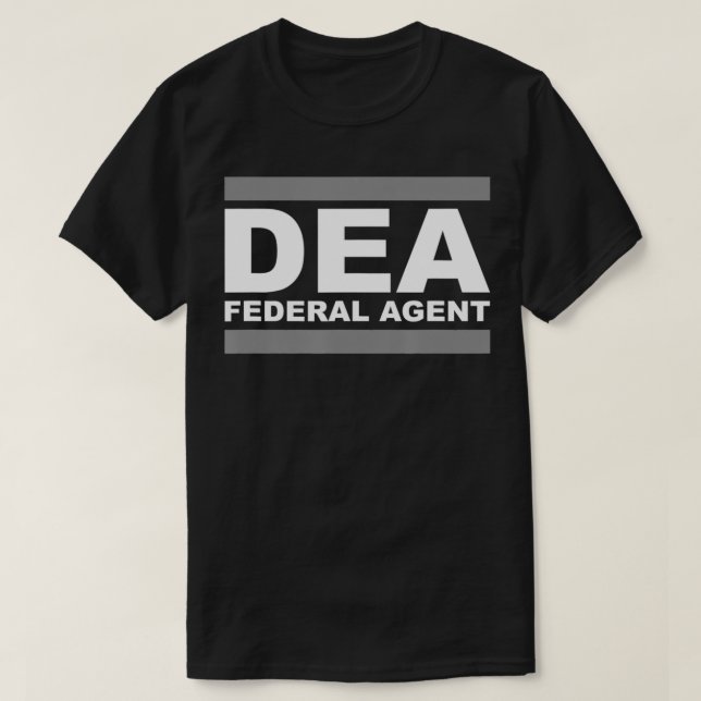 DEA BUNDESSTAATLICHER AGENT  T-Shirt (Design vorne)