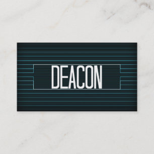 Deacon Elegante Stripe Business Card Visitenkarte