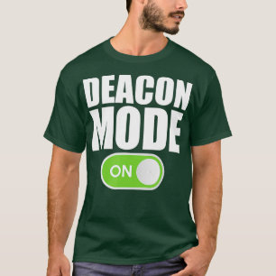 Deacon Mode Religious Christlich Minister katholis T-Shirt