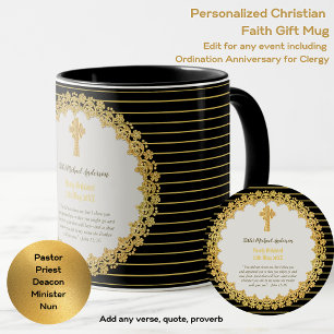 DEACON neu Ordinierte Verse-Geschenkidee Tasse