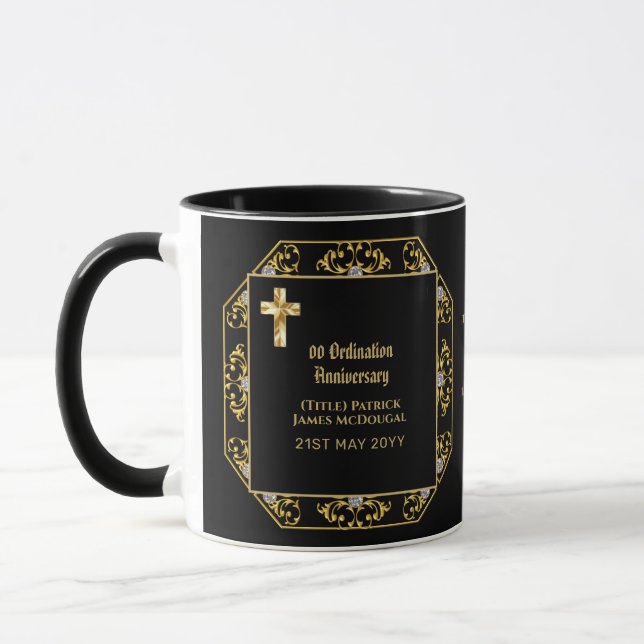 DEACON Ordination JEDES JAHR JEDES JAHR - Custom Tasse (Links)