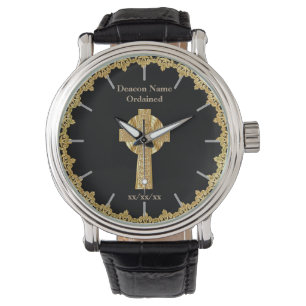 Deacon Ordised Ordination Gift Gedenk Armbanduhr