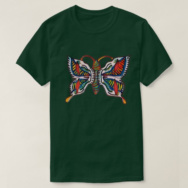 Dead Co stehlen Sie Ihr Gesicht Schmetterling Hand T-Shirt (Design vorne)