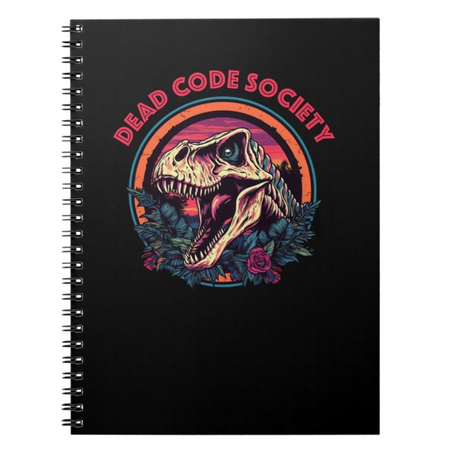 Dead Code Society - Jirasaurus - Notebook Notizblock (Vorderseite)