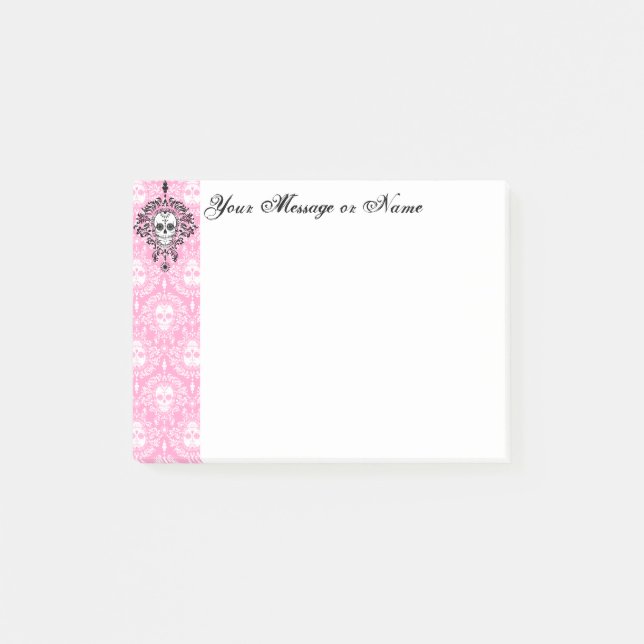 Dead Damask - Custom Sugar Skull Post-it® Notes Post-it Klebezettel (Vorderseite)