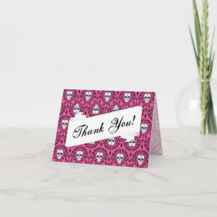 Dead Damask - Custom Thank You Card Dankeskarte