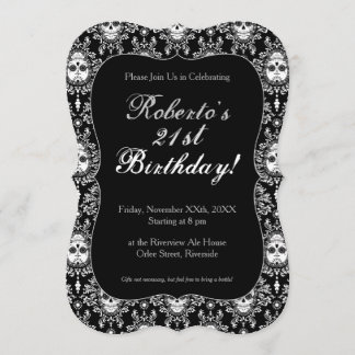 Dead Damask - Spezielle Einladungen für den Zucker