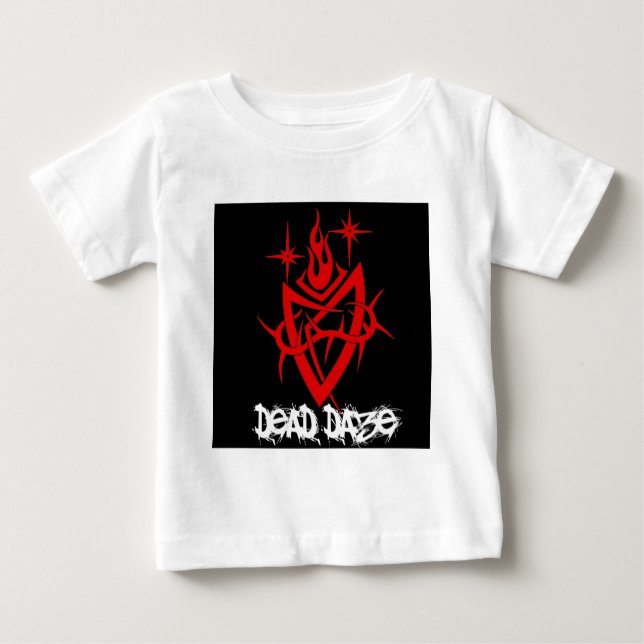 Dead Daze Tribal Heart Baby T-shirt (Vorderseite)