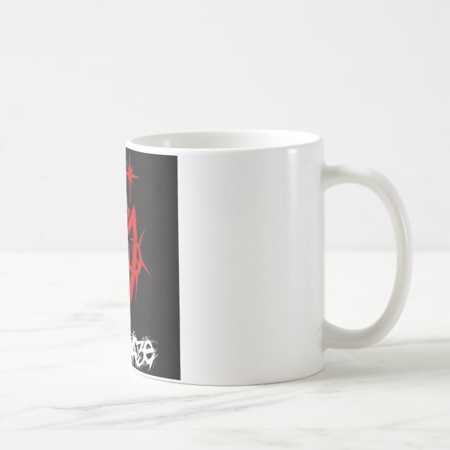 Dead Daze Tribal Heart Tasse (Rechts)