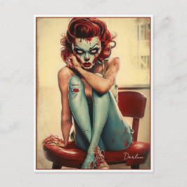 Dead, Dreamy, and Dangerously Darling: Darlene Postkarte