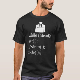 Dead Eat Sleep Code T-Shirt